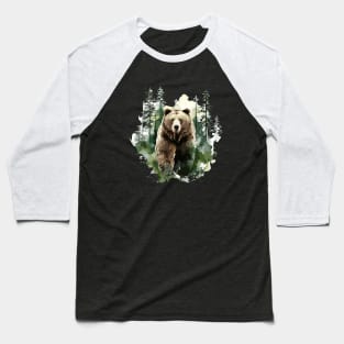 Grizzly Bear Animal Beauty Nature Wildlife Discovery Baseball T-Shirt